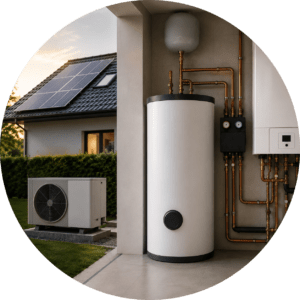 Wärmepumpe und Warmwasserspeicher als nachhaltige Energielösung in Wien